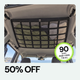 Stowed Overhead Cargo Net